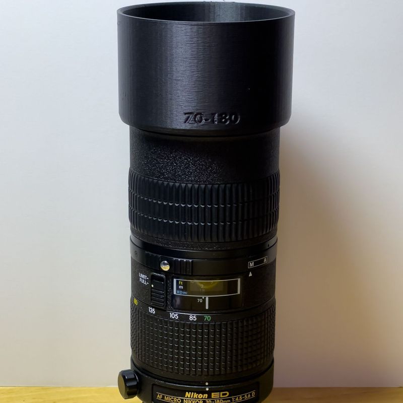 Lens Hood for the Nikon 70-180 f4.5-5.6 Micro by Grant Lens Hood for the Nikon 70-180 f4.5-5.6 Micro by Grant