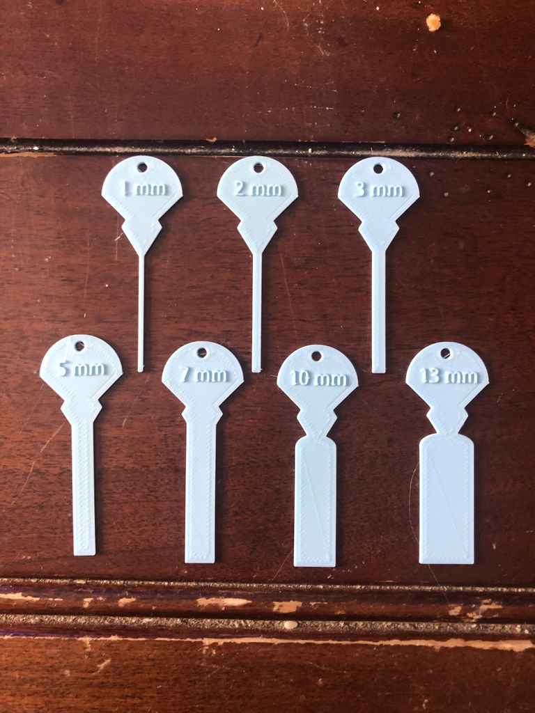 Picot Gauge set (Replicates Clover picot gauge set) by