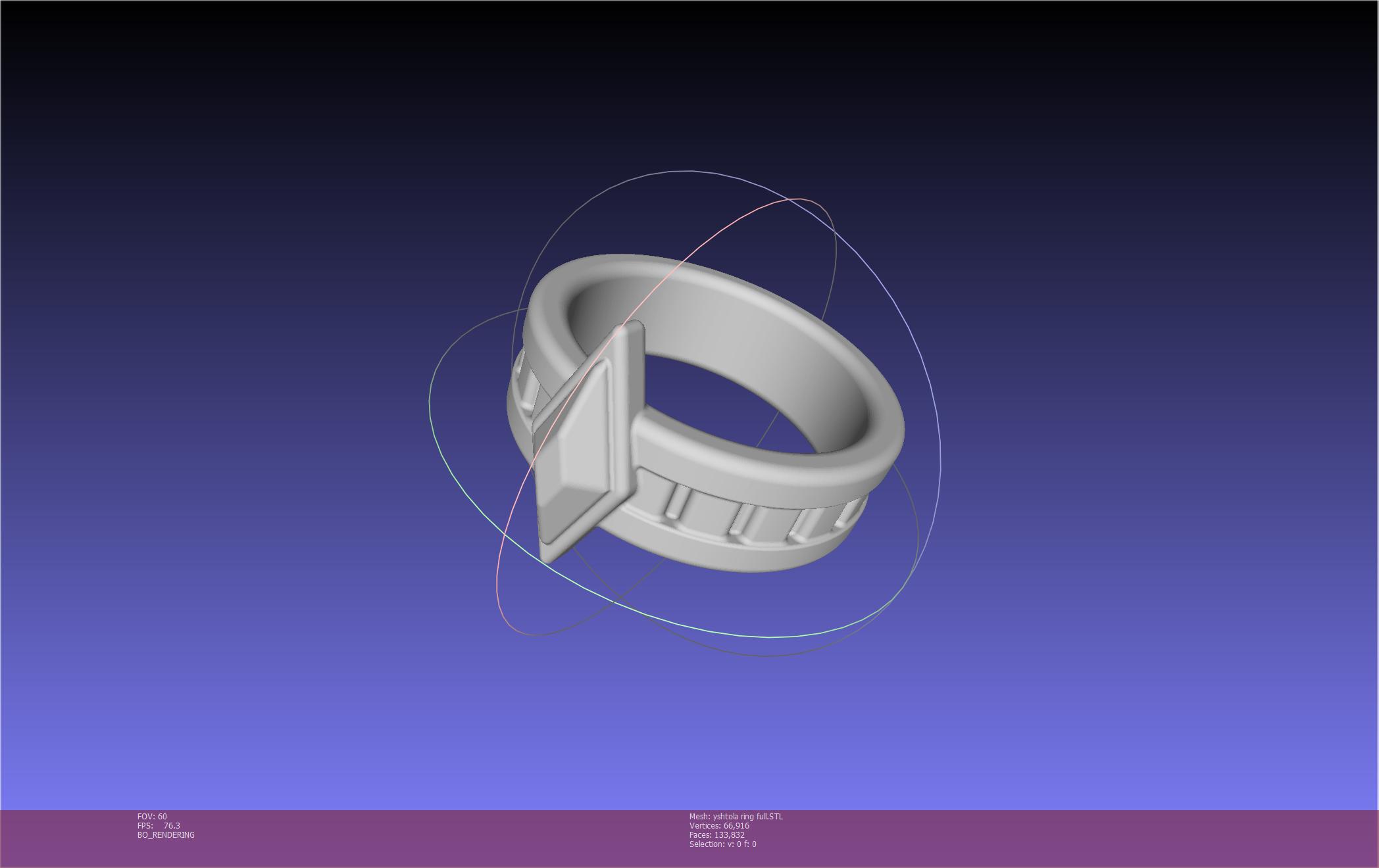 Final Fantasy XIV Yshtola Ring Printable Model