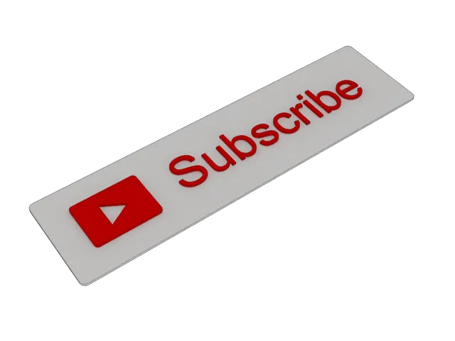 Youtube Subscribe plate