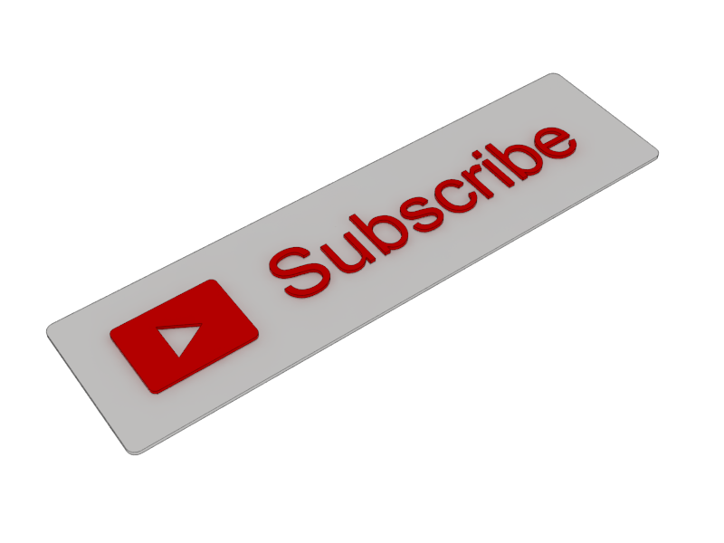 Youtube Subscribe plate by Dominik Císař | Download free STL model ...