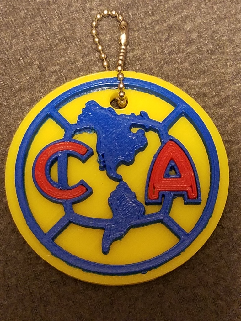Club America CA keychain