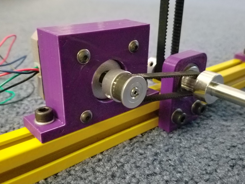 Dual GT2 Belt Driven Z Axis for Hypercube by n9jcv Download free STL