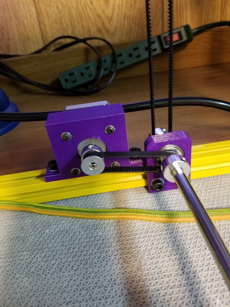 Dual GT2 Belt Driven Z Axis for Hypercube by n9jcv Download free STL