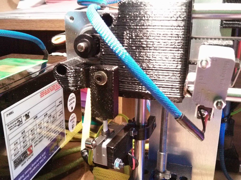 Custom Adjustable Z Endstop for Prusa I3X or I3XL