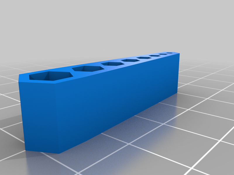Tools holder for Allen and Torx set