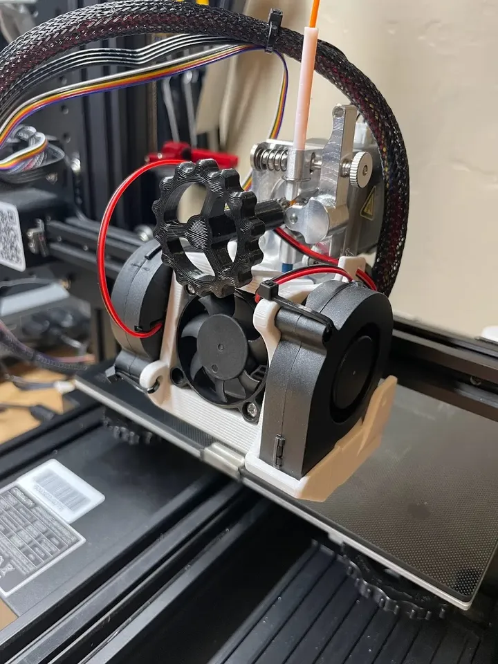 Satsana Dual 5015 + Micro Swiss DD/Hotend + CR Touch Fan Shroud by