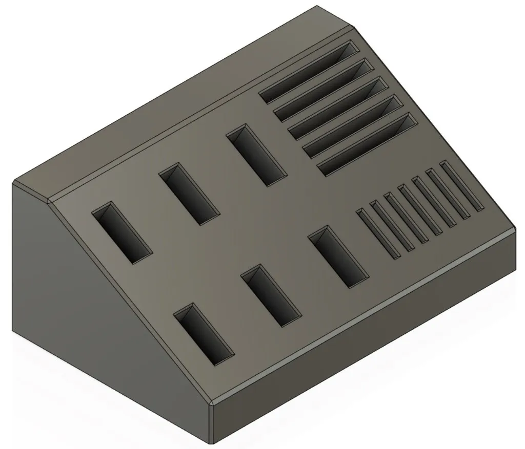 STL file SD Card Holder - Mini Organizer Cabinet 👽・3D printer