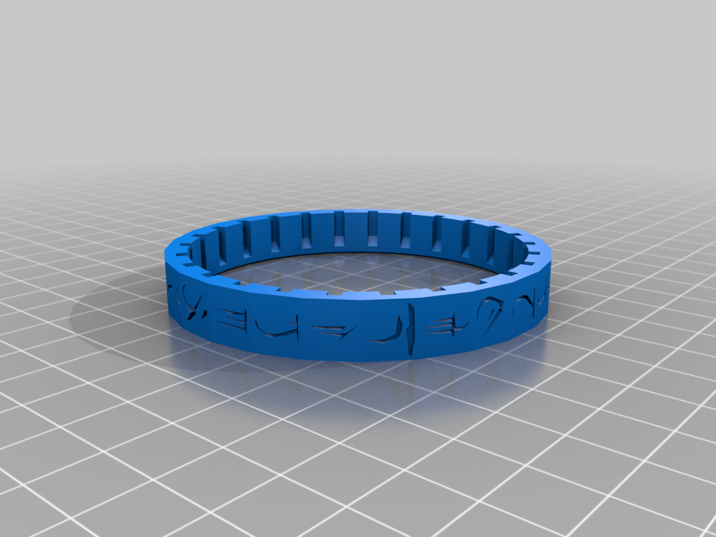 Draconic Cryptex Letter Ring — thumbnail 3