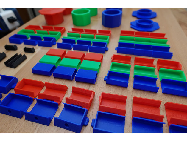 Miniatura 2 do modelo 3D Rolling Storage Box - Just the Bits