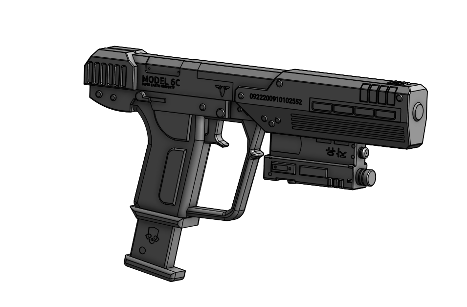 M6C PISTOL HELLDIVERS2/HALO
