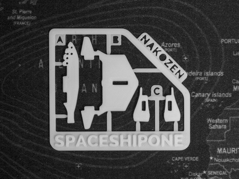 SpaceShipOne Mini Kit Card by Nakozen | Download free STL model ...
