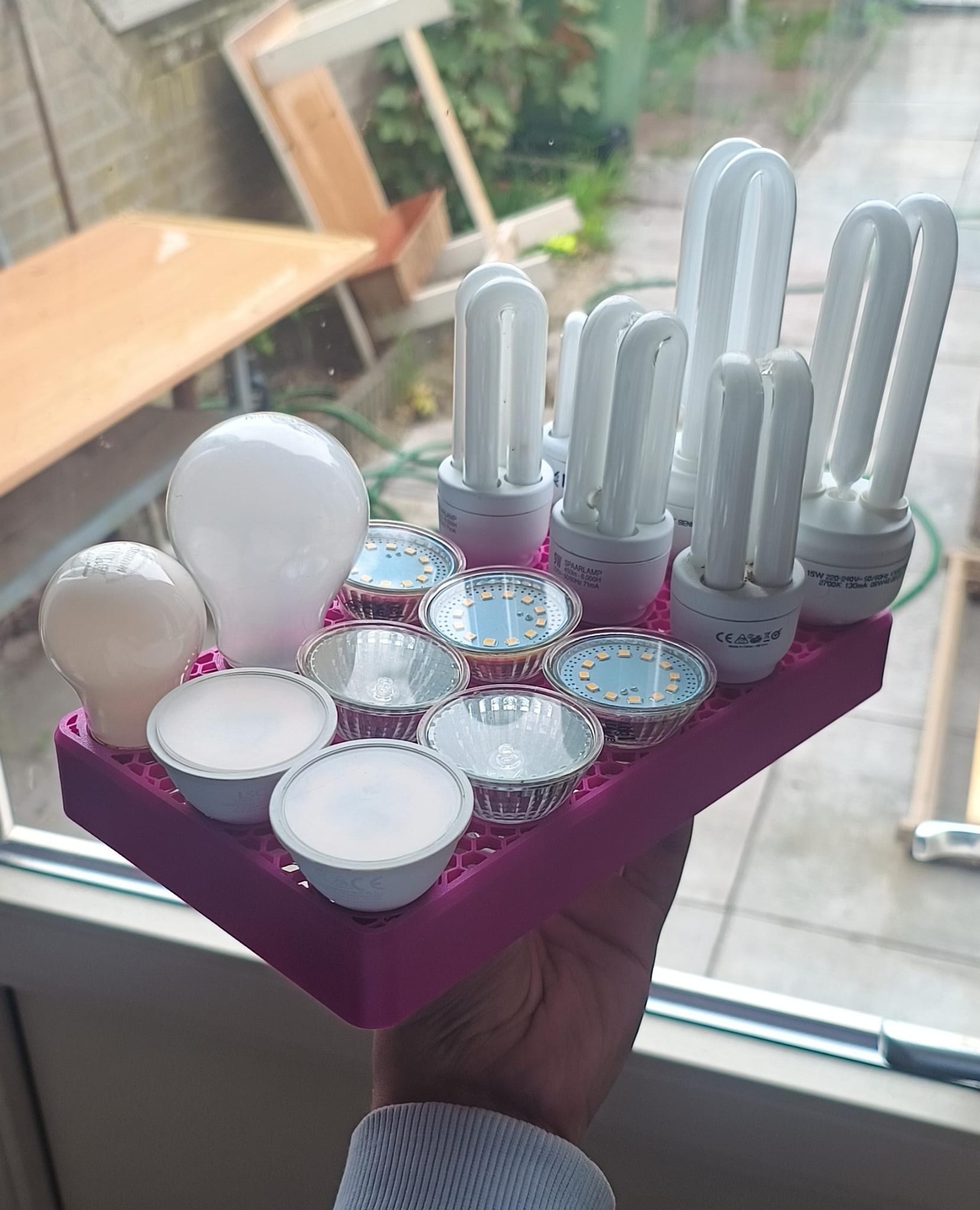E27 / GU10 Bulb rack