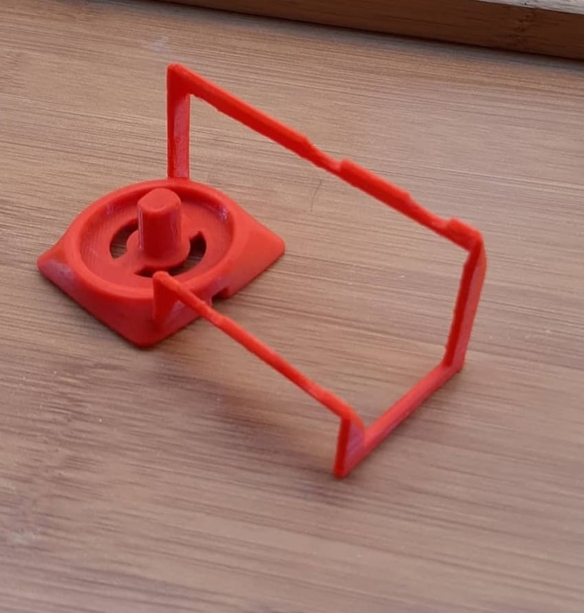 minimalist toothbrush holder by FDR Download free STL model