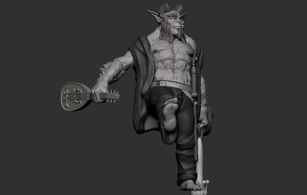 Miniatura 9 do modelo 3D Bugbear drunkard
