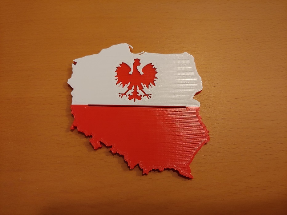 Mapa Polska Poland Map Toothpaste Squezzer