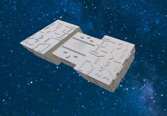 Star Trek Borg Assimilator Ship