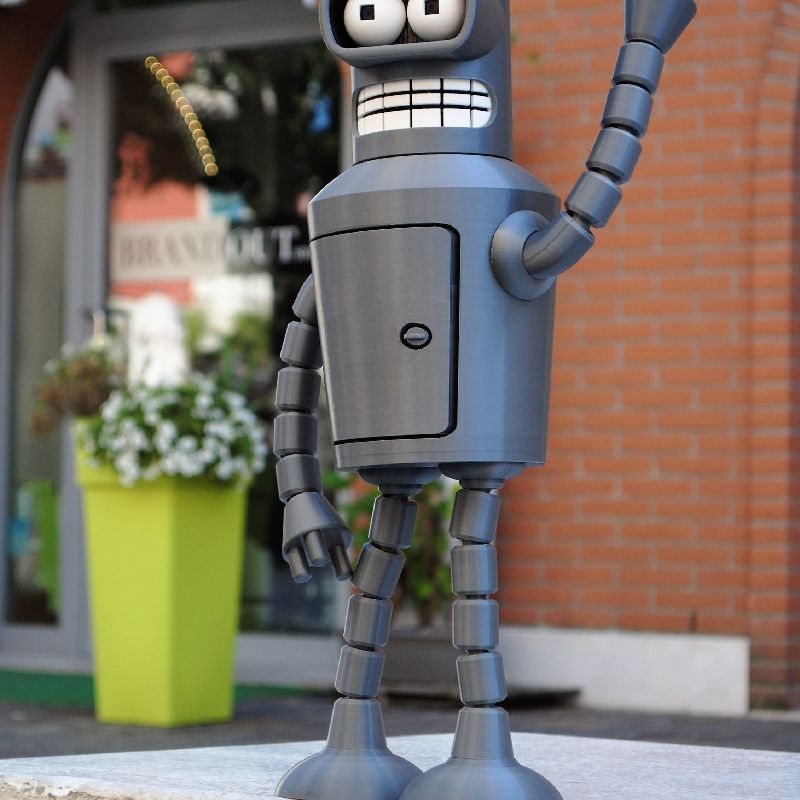 Bender articulated model by _Building_Arts_ | Download free STL model ...
