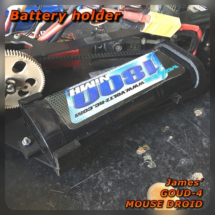 7.2v battery stick holder for RC car