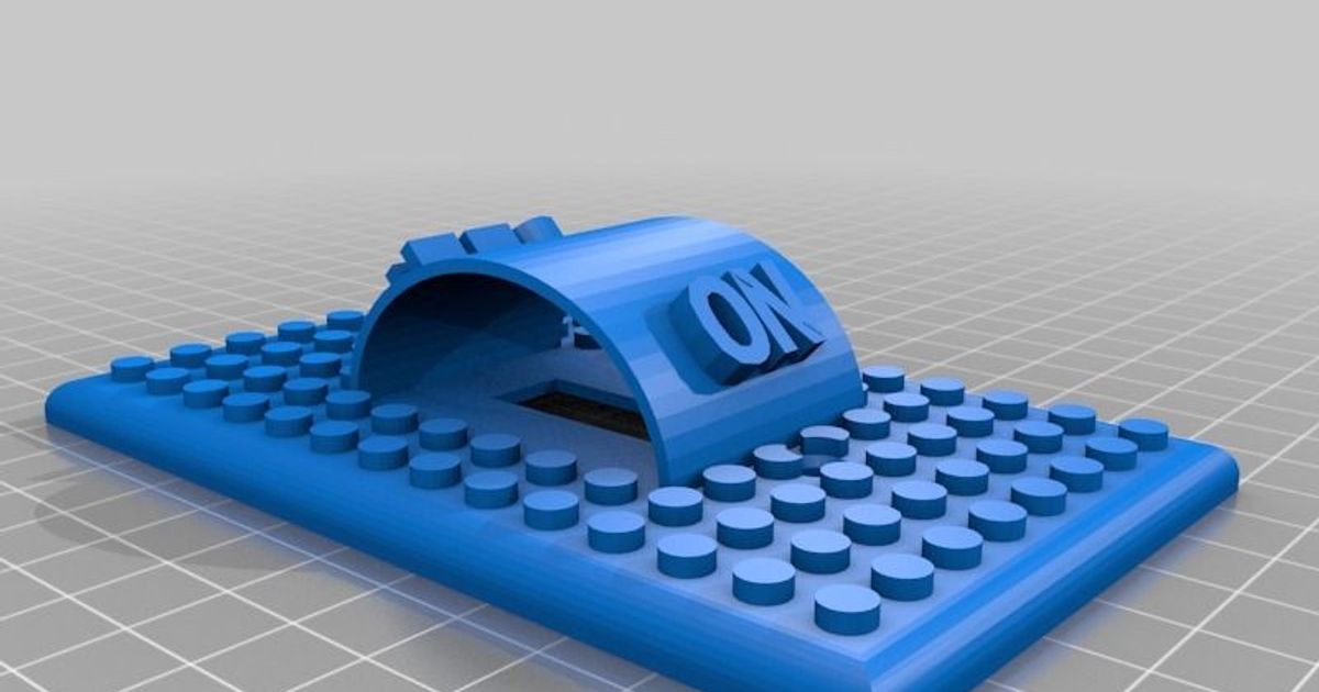 Lego plate with guard by CDNarmyDAD | Download free STL model ...