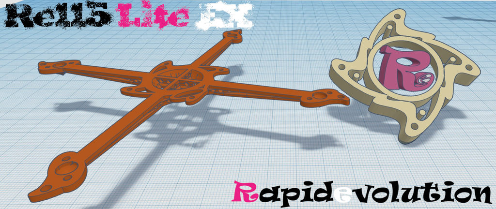 Re115 Lite EX - Rapidevolution 115mm (3") Printpick FPV Frame