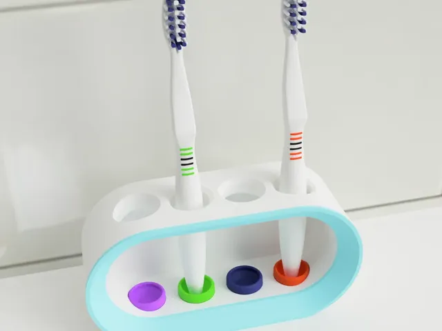 Familly Toothbrush Holders (F3D include)