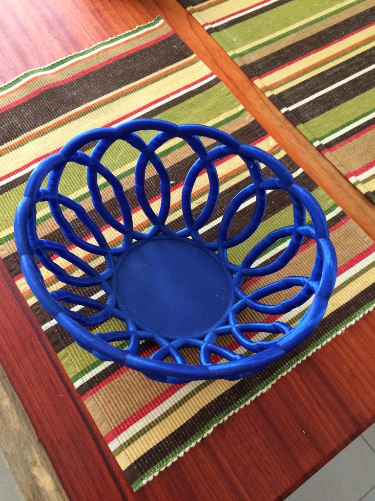 Miniatura 3 do modelo 3D InterWoven Bread Basket