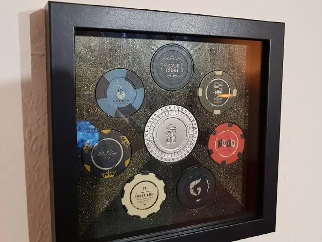 Fallout New Vegas poker chip display base