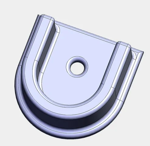 17mm x 21mm Curtain Rod Holder