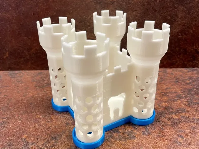 Toothcastle (Toothbrush holder) - Zahnschloss (Zahnbürstenhalter)