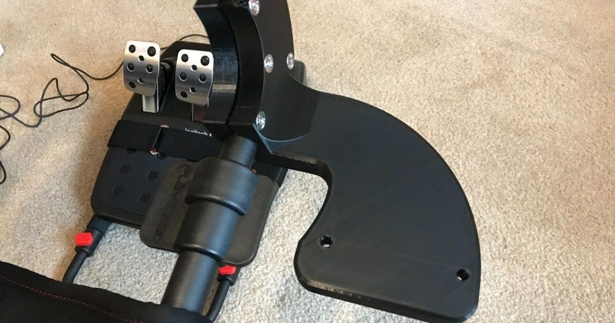 3D file Playseat Challenge Fanatec Shifter and Handbrake Mount 🚗・Model to  download and 3D print・Cults