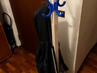 Wooden Coat Rack by Art3Design | Download free STL model | Printables.com
