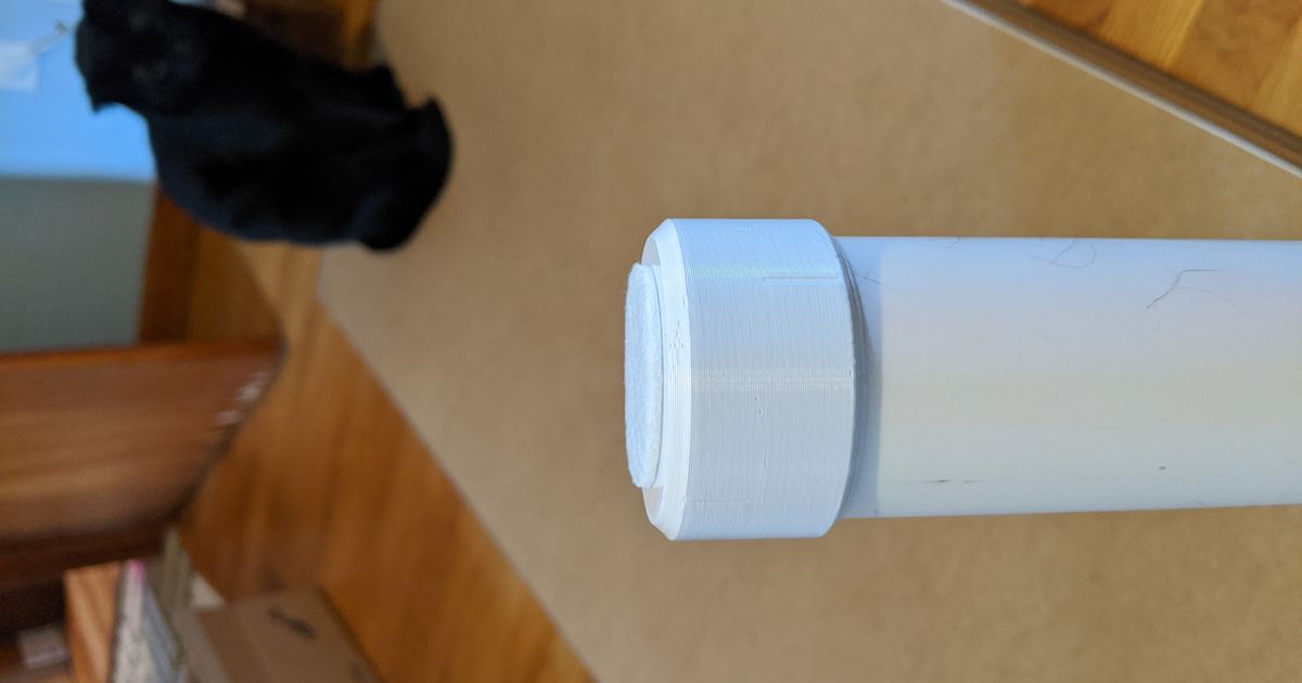 Foot for 1.5 inch PVC Pipe Table Leg by AureusKhan Download free STL