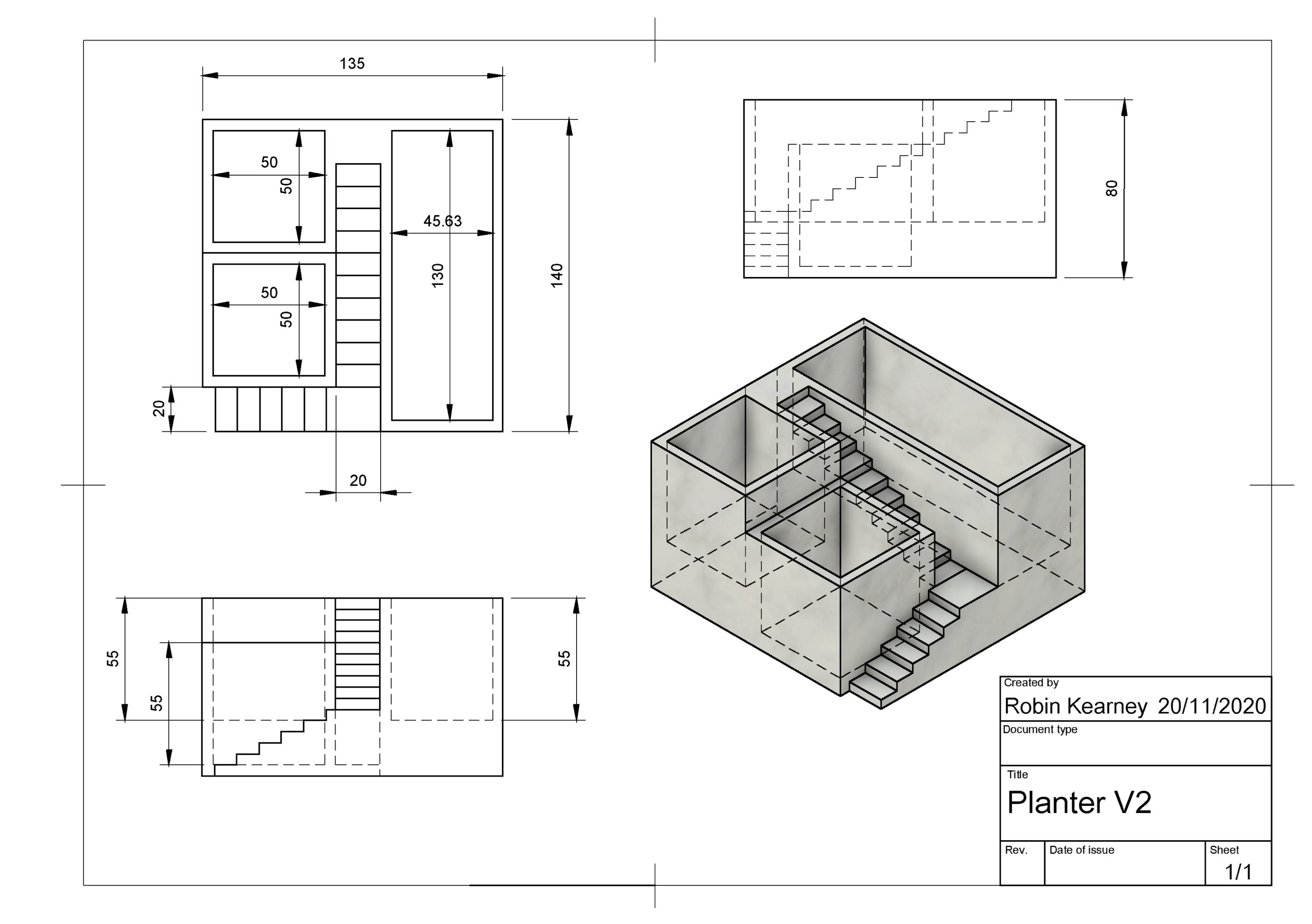 Miniatura 2 do modelo 3D Planter 2