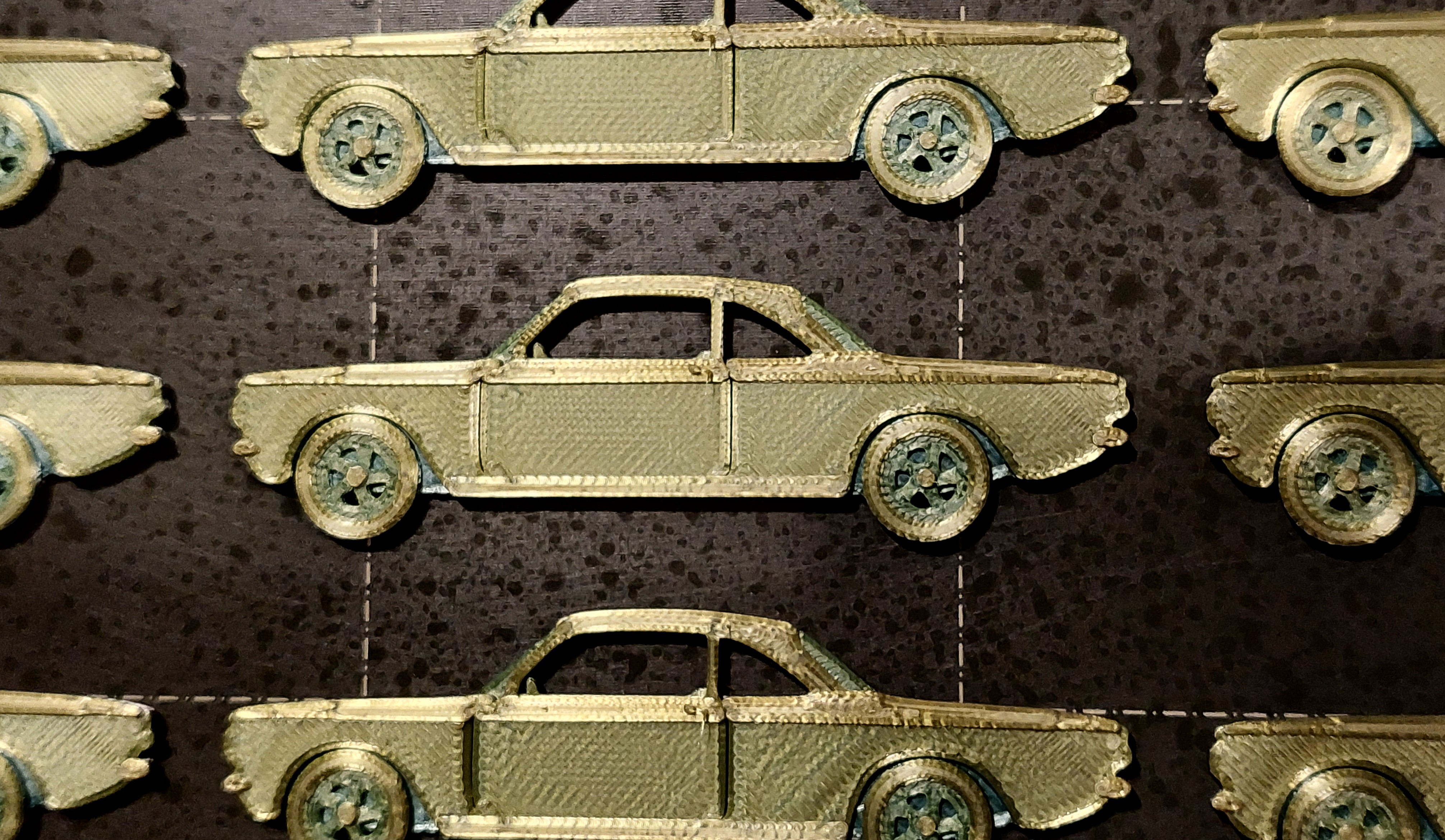 Corvair Early Model flat model (magnet or wall art)