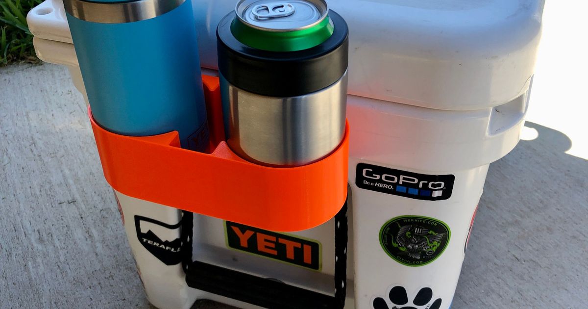 Yeti Beverage Holder by asquared, Download free STL model
