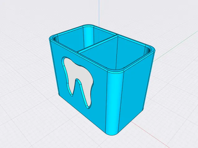 Toothbrush and paste holder