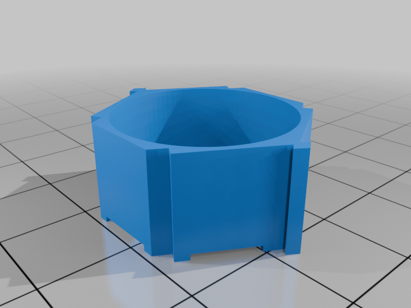 Hex Battery 21700 Holder
