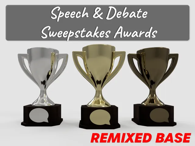 Speech & Debate Sweepstakes Trophies (Remixed Base)