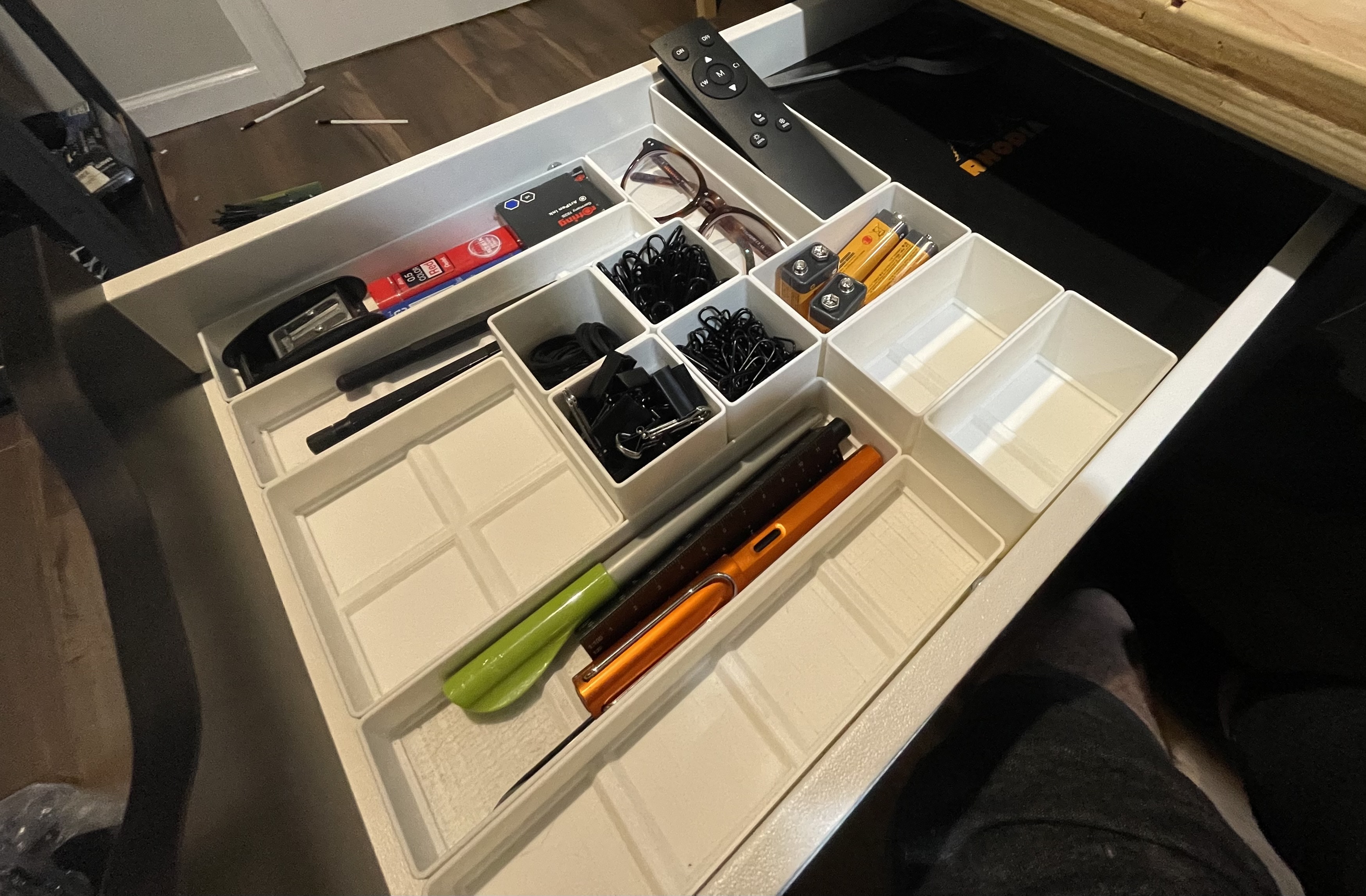 Miniatura 3 do modelo 3D Stackable Assortment System for IKEA ALEX + LABEL HOLDER (fully parameterizable)