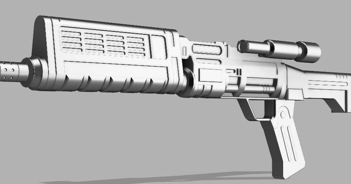 KOTOR Heavy Repeater Blaster by Purple3dStudio Download free STL