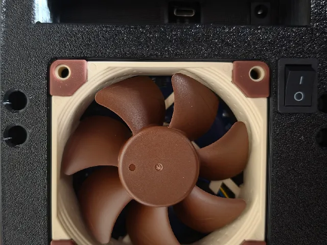 Cenmate 4 Bay DAS 80mm Fan Backplate (USB-C)