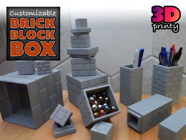 Brick Block Box (OpenSCAD)