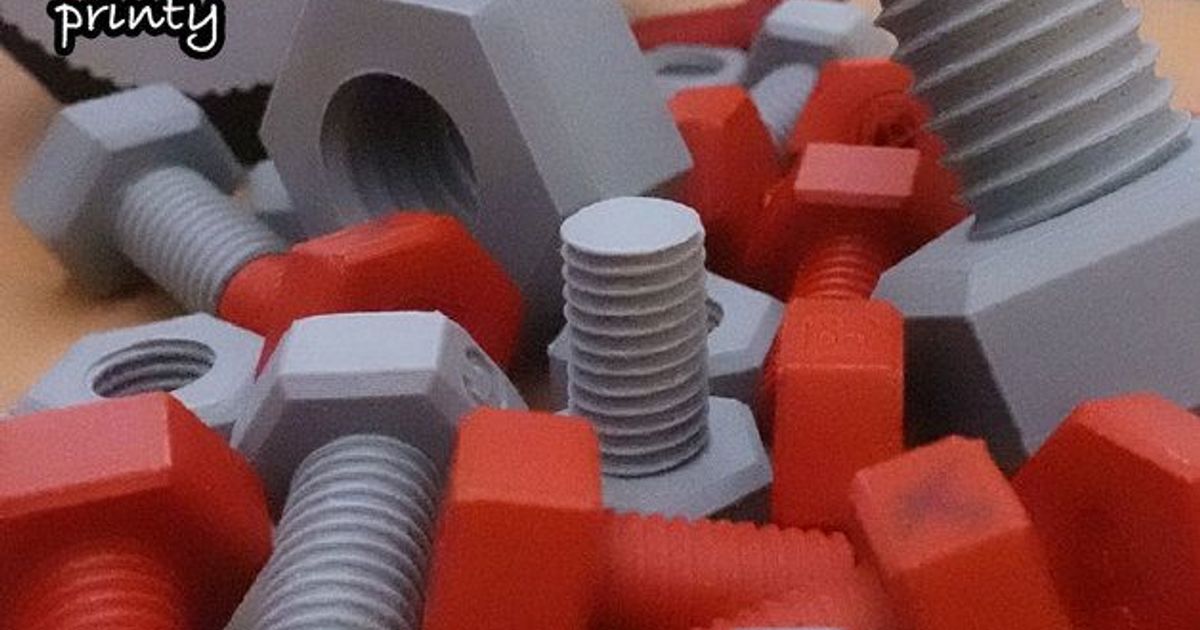 Fusion 360 Thread Tests by 3D Printy Download free STL model