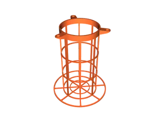 Free STL file Fat ball bird feeder 🐦・Template to download and 3D
