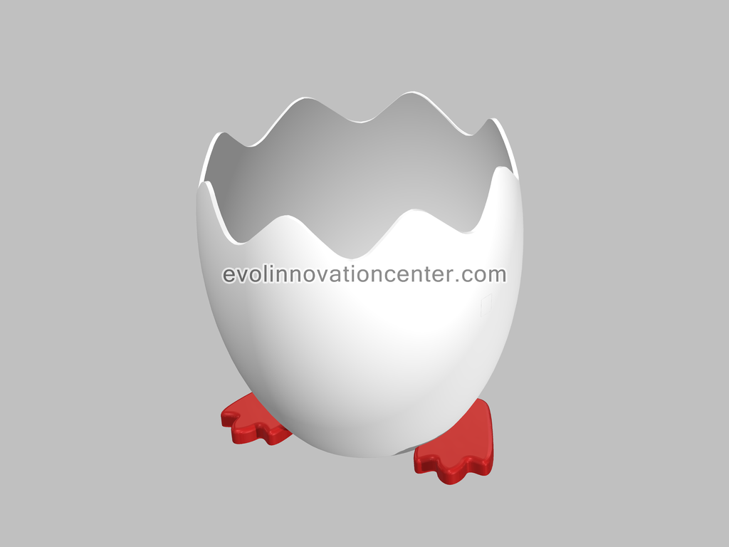 Miniatura 6 do modelo 3D Multipurpose Eggshell Stand / Holder / Organizer
