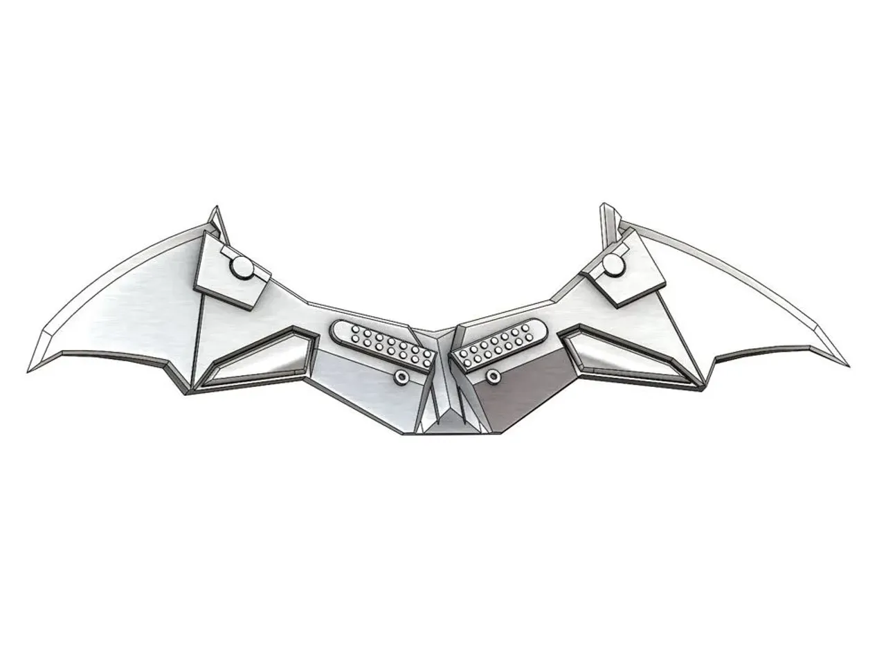 Batarang suit and logo - The Batman () by Val | Download free  STL model 