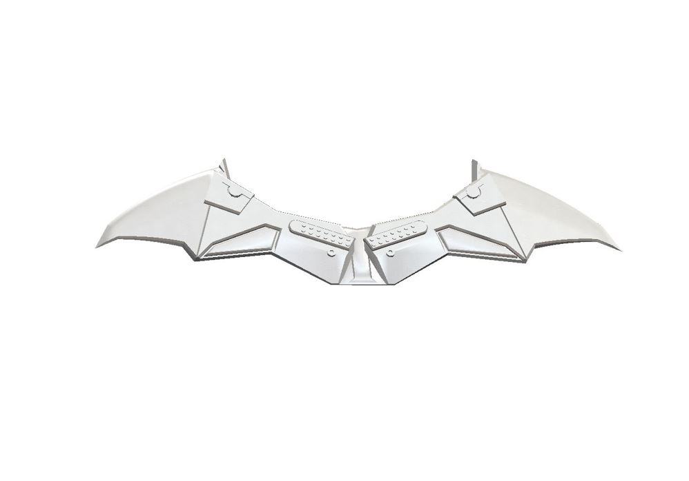 Batarang suit and logo - The Batman (R.Pattinson)