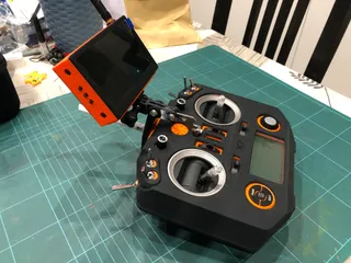 FPV monitor holder for Taranis Q X7