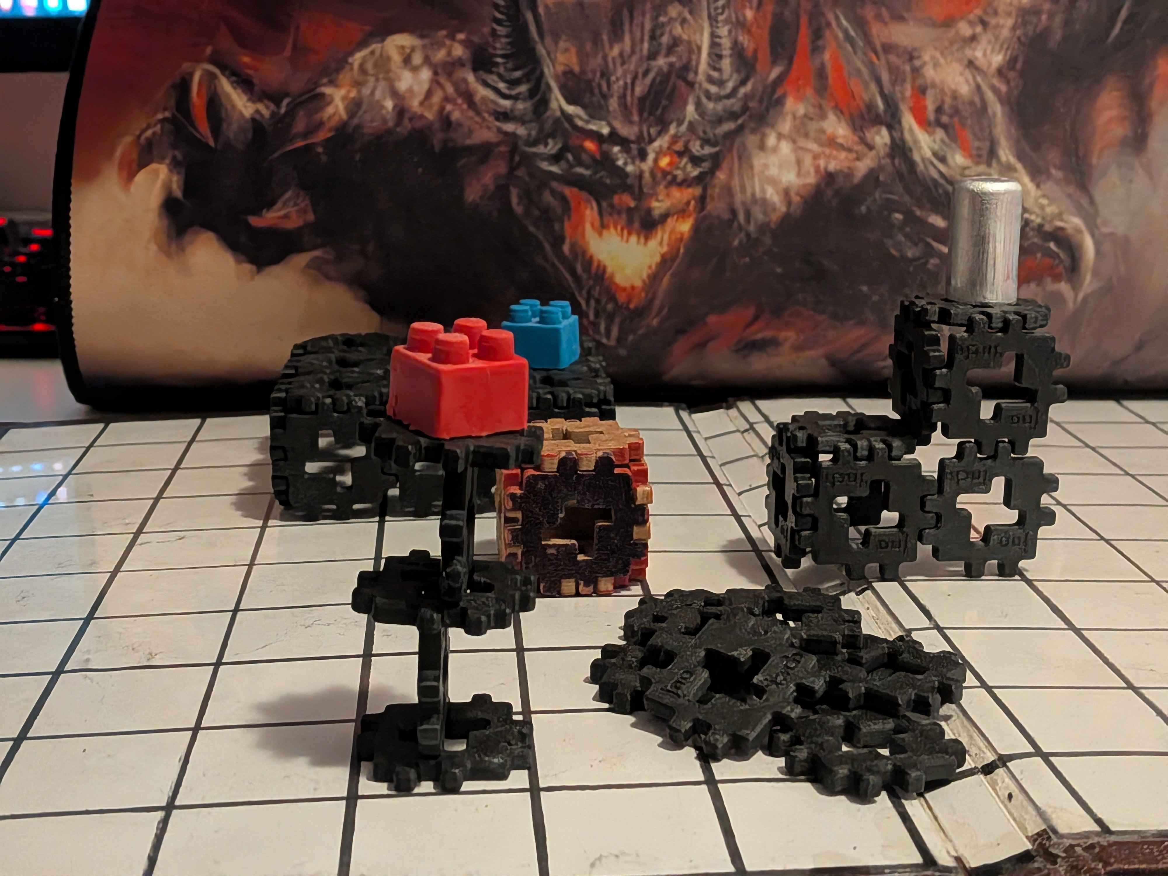 DND custom terrain builder 1x1 inch 3D model